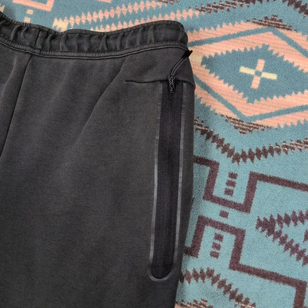 Nike Tech Fleece Pants Jogger Sweatpants Washed Faded Black Size XL - Picture 8 of 14